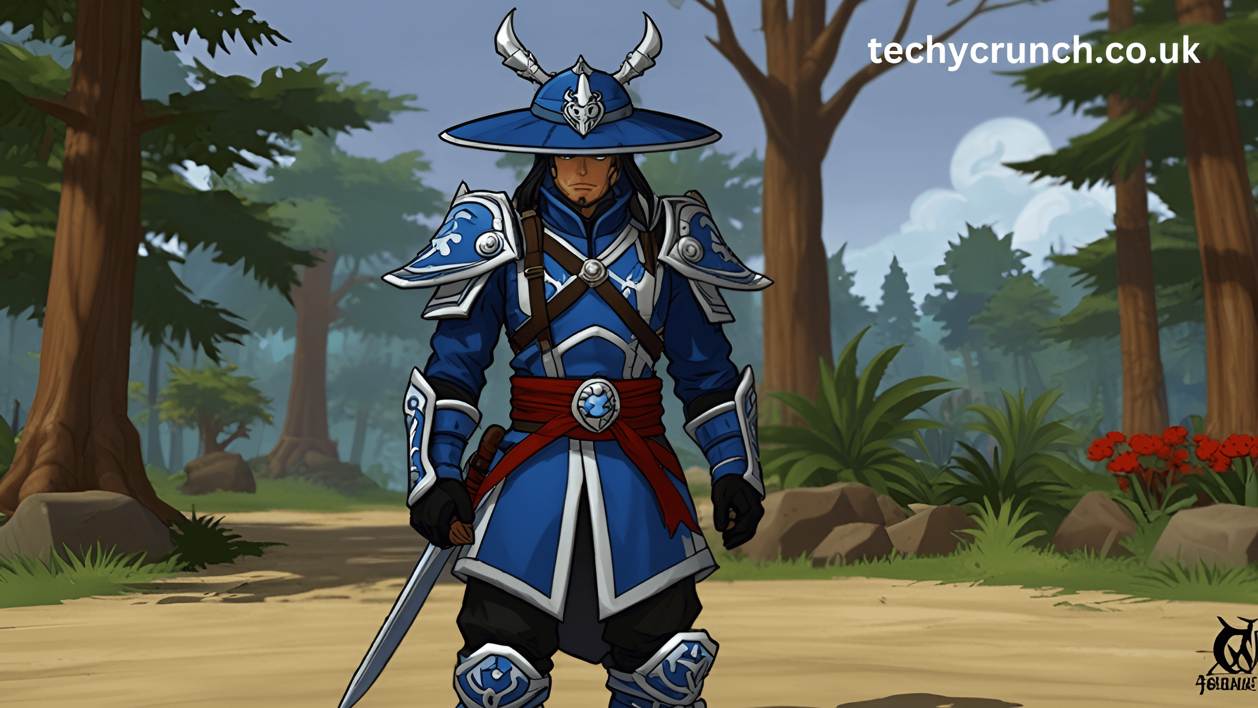 aqw blue samurai hat